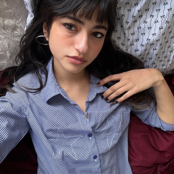 Blue Star Dress Shirt XS-S - Picture 3 of 3